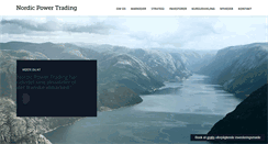 Desktop Screenshot of nordicpowertrading.dk